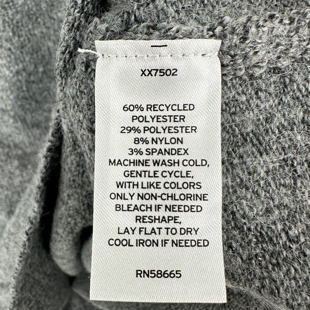 Nordstrom Gray V-Neck Knit Mini Dress - Picture 4 of 6